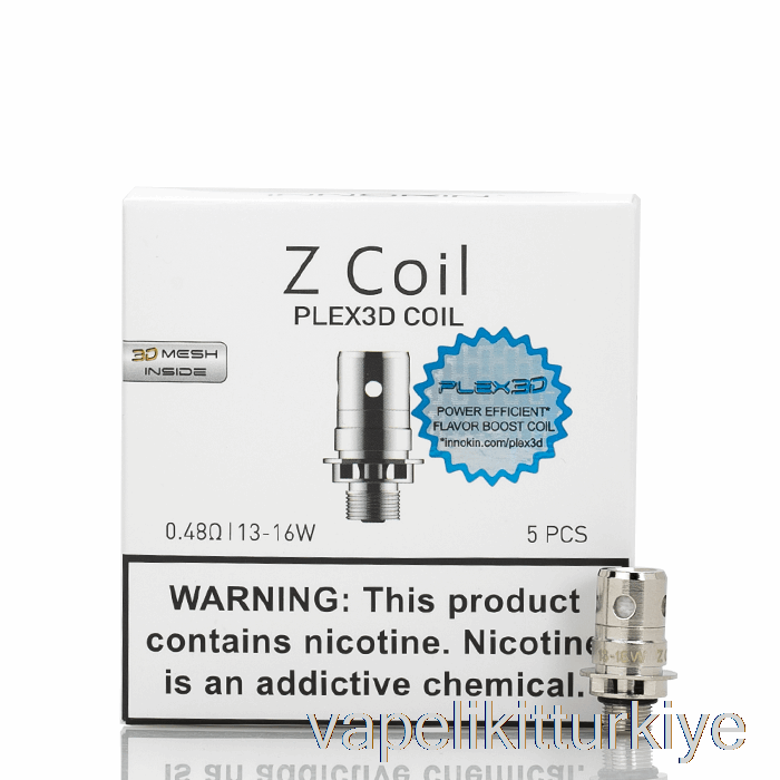 Vape Elektronik Sigara Innokin Z Yedek Bobinler 0.48ohm Zenit Bobinler [plex3d]